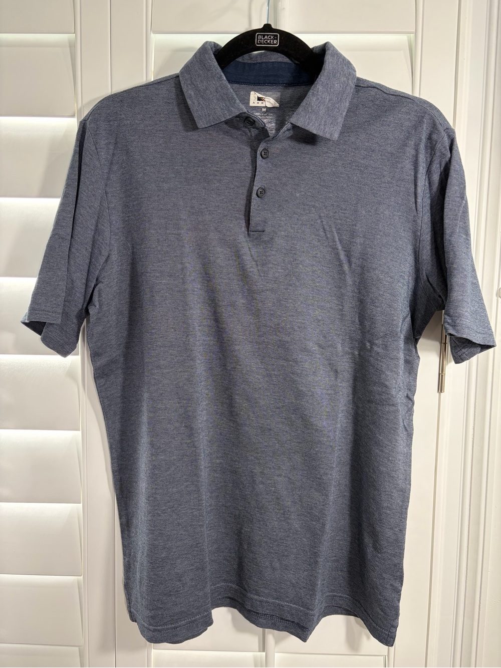 Joseph Abboud Heather Navy Polo Shirt (M)